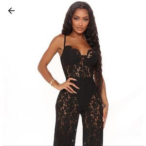 "C Thru Lace" Jumpsuit